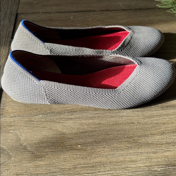 Rothy's Gray Slip-On Flats Round Toe Size 8.5 - Picture 4 of 11